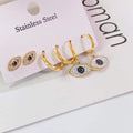 Set de 3 Aretes Ojos Turcos