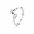 Anillo Plata 925 Patitas de Gato Ajustable