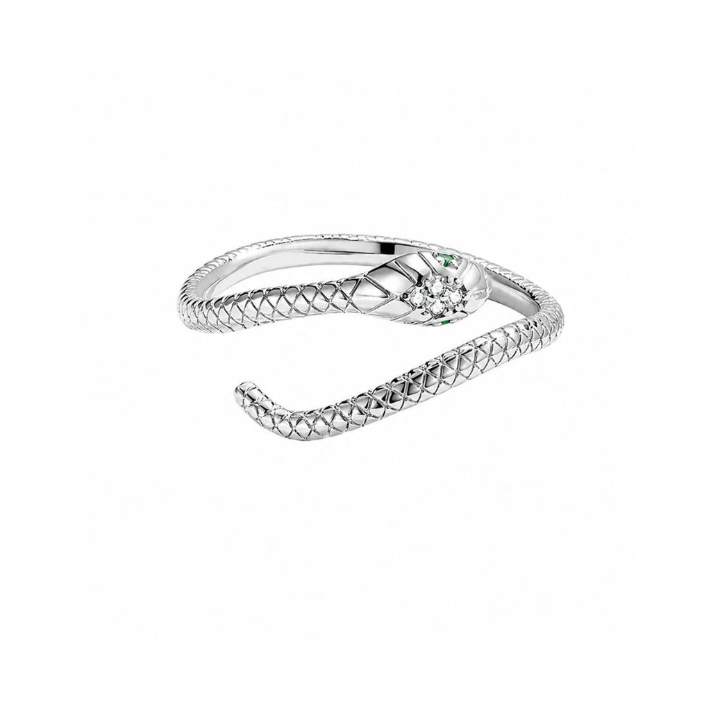 Anillo Plata 925 Serpiente Ajustable