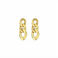 Aretes Dorados Tipo Cadena