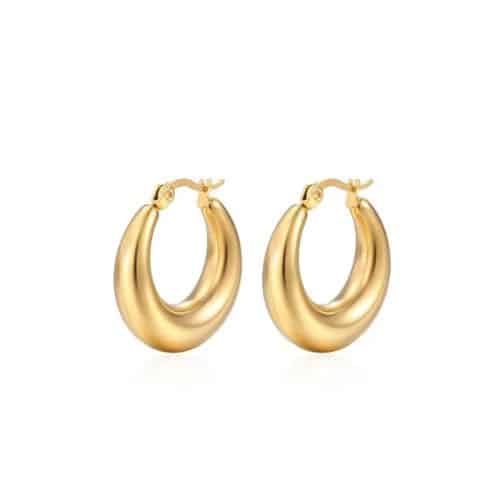 Argollas Doradas Lisas