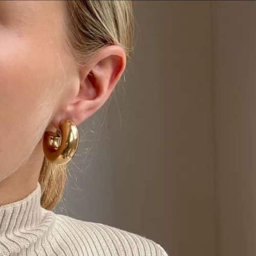 Argollas Doradas Gruesas