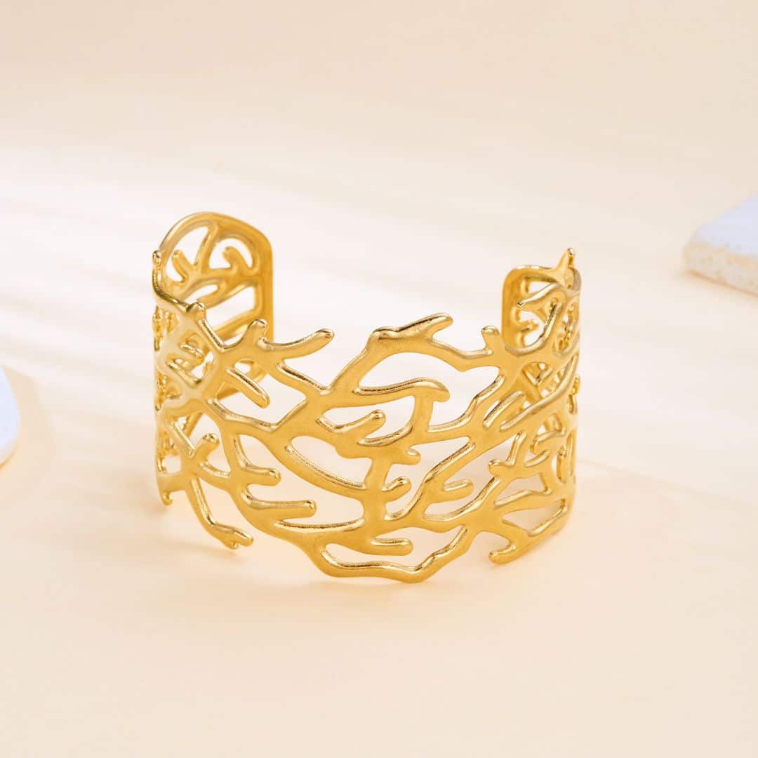 Brazalete Dorado Raices