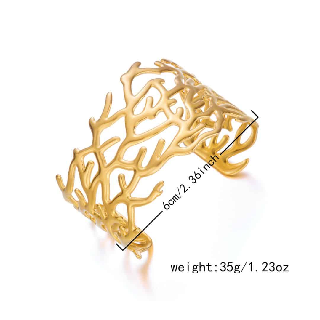 Brazalete Dorado Raices