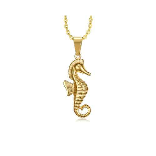 Choker Dorado Caballo de Mar Dorado