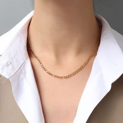 Collar Dorado Figaro