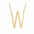 Cadena Dorada Letra Grande W