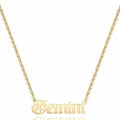 Cadena Dorada Signo Geminis