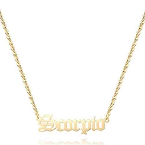 Cadena Dorada Signo Scorpio