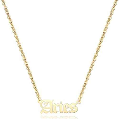 Cadena Dorada Signo Aries