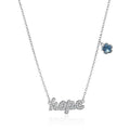 Cadena Hope Plata 925 con Cristal de Swarovski