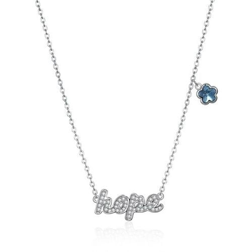 Cadena Hope Plata 925 con Cristal de Swarovski