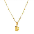 Cadena Dorada Letra Bold D