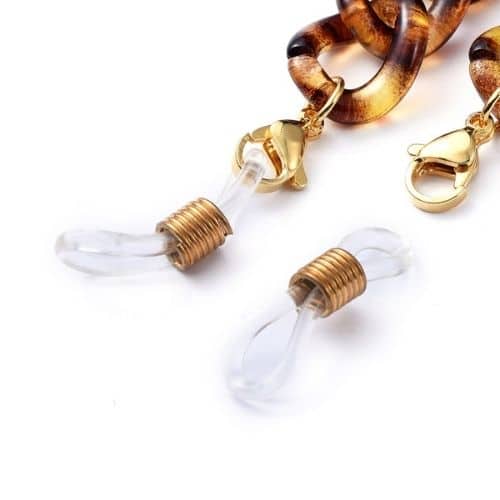 Cadena Acrilica Aro Mediano Tipo Carey