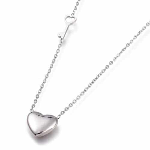 Cadena Plateada Love Forever 520