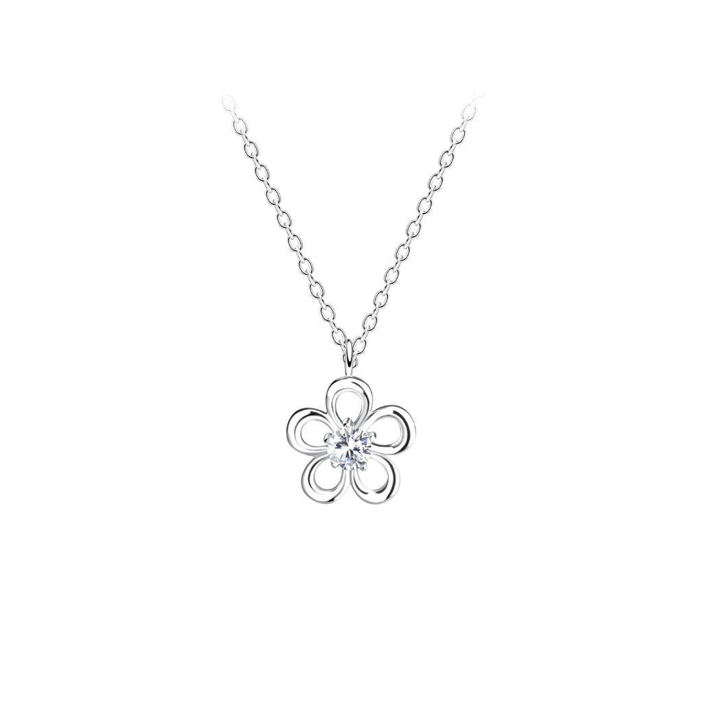 Cadena Plata 925 Flor Plumeria