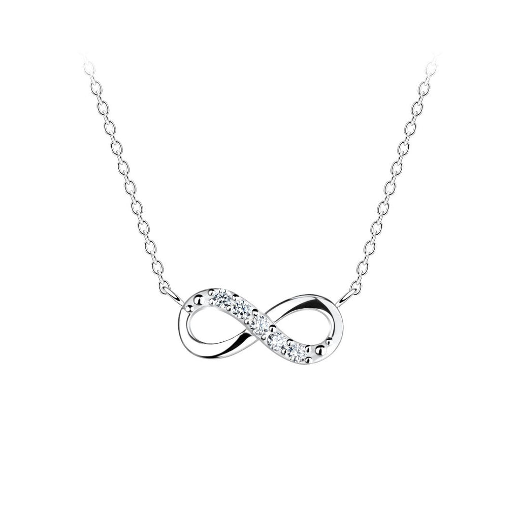 Cadena Plata 925 Infinito Zirconias