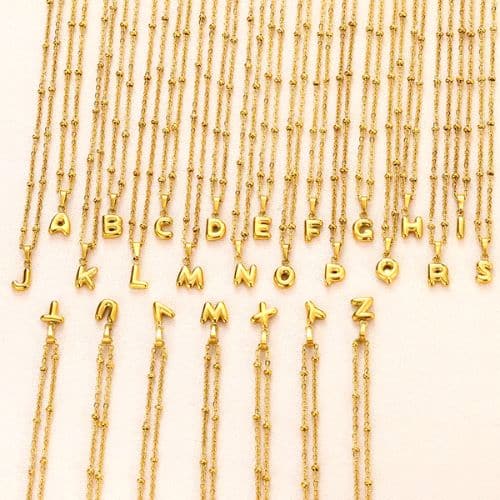 Cadena Dorada Letra Bold Z