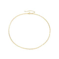 Choker Dorado Paperclip Pequeño