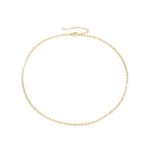 Choker Dorado Paperclip Pequeño
