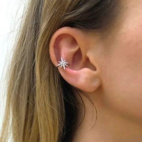 Ear Cuff Plata 925 Estrella