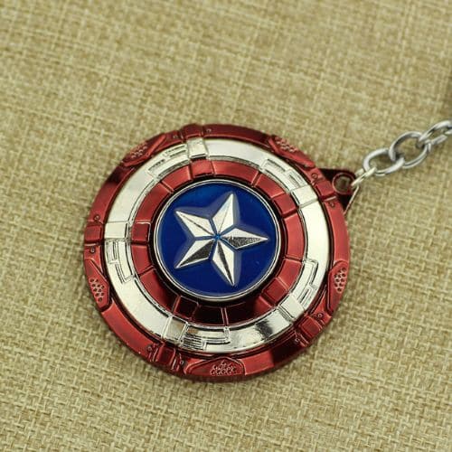 Llavero Capitan America Giratorio