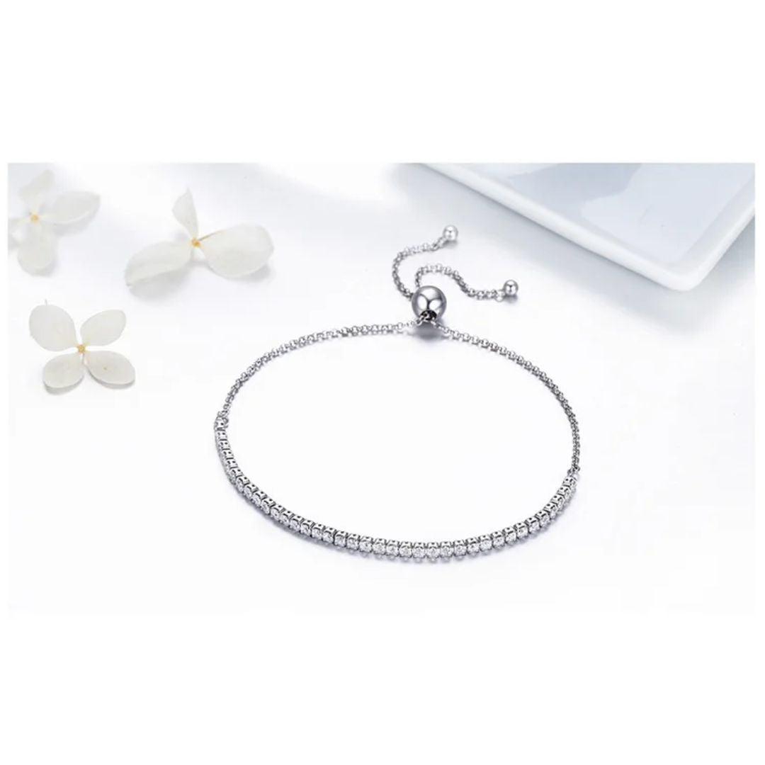 Pulsera Plata 925 Tenis