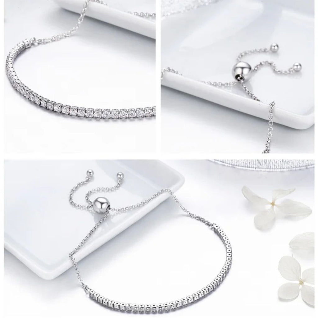 Pulsera Plata 925 Tenis