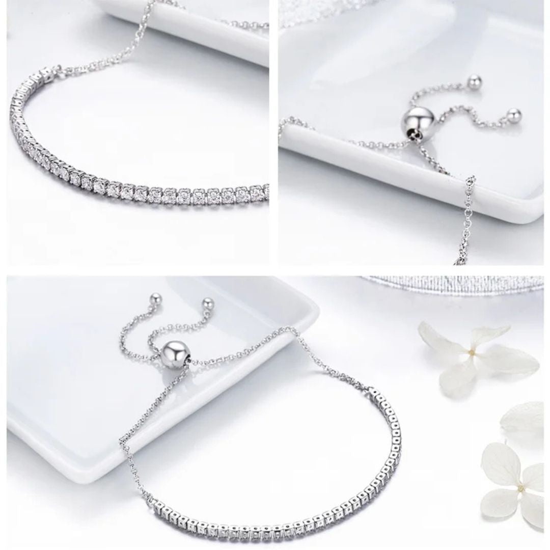 Pulsera Plata 925 Tenis