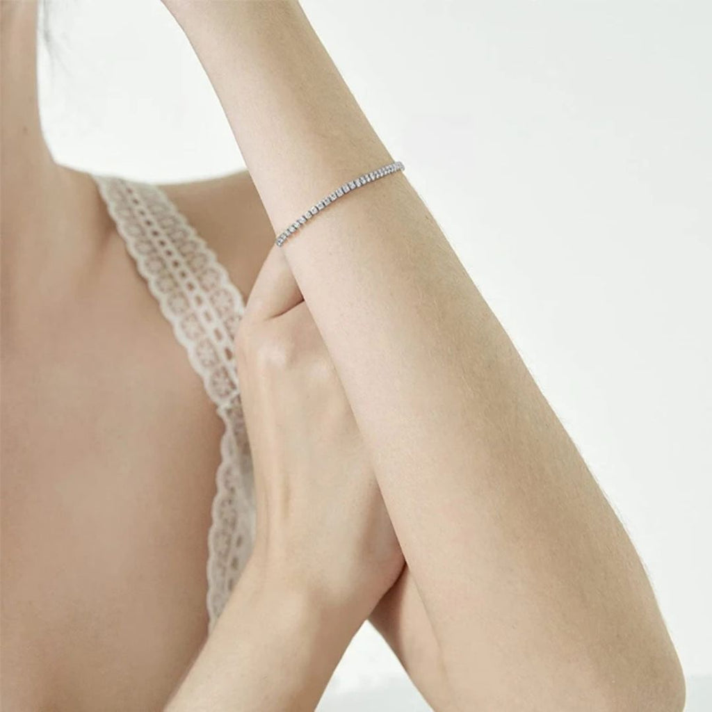 Pulsera Plata 925 Tenis