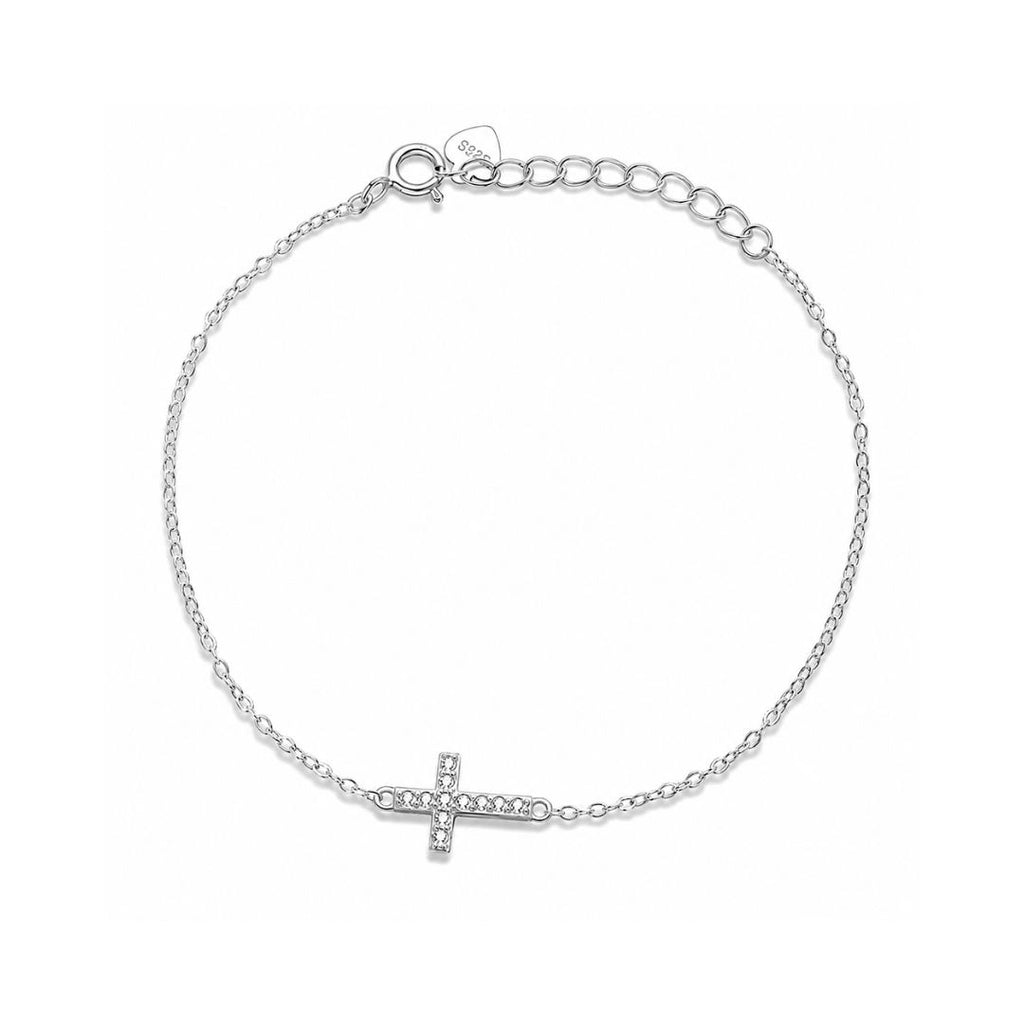 Pulsera Plata 925 Cruz