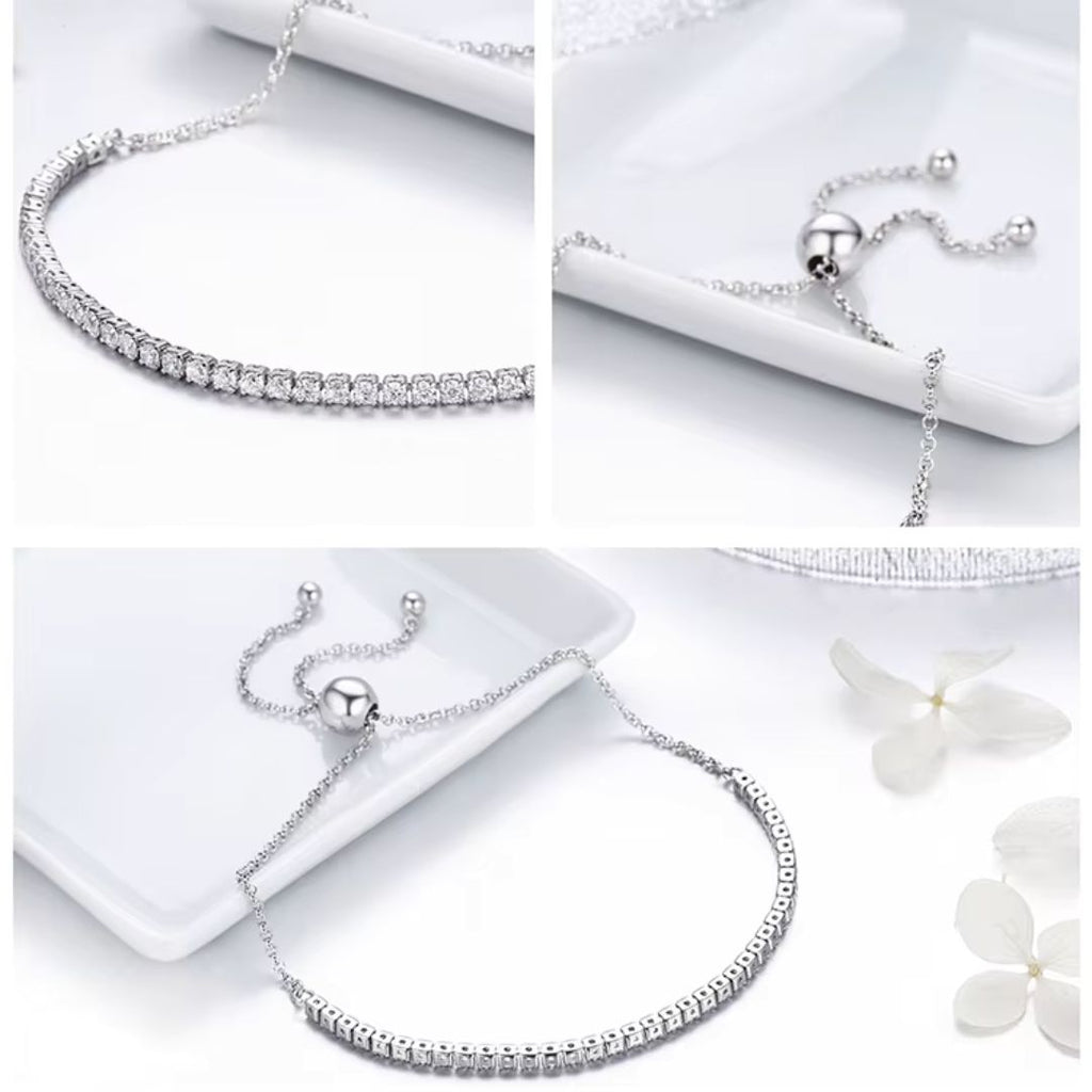 Pulsera Plata 925 Tenis