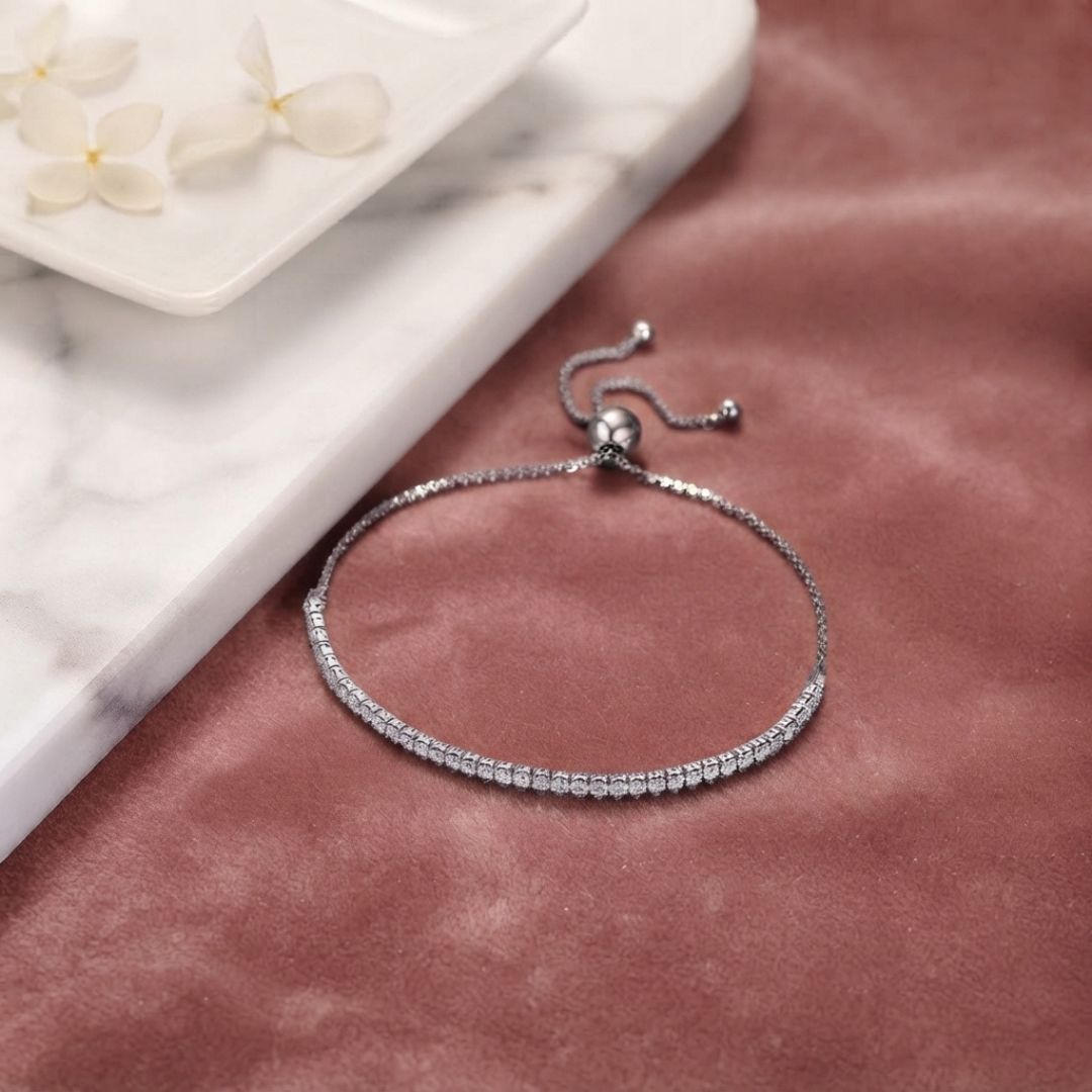 Pulsera Plata 925 Tenis