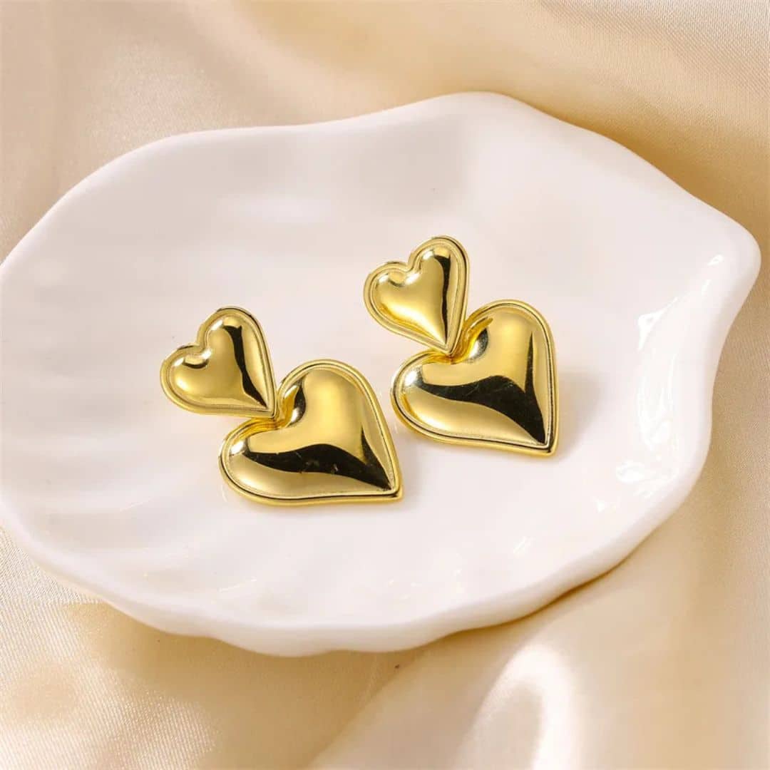aretes 2 corazones 1